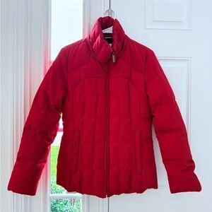 Calvin Klein Women's Bold Red Puffer Jacket